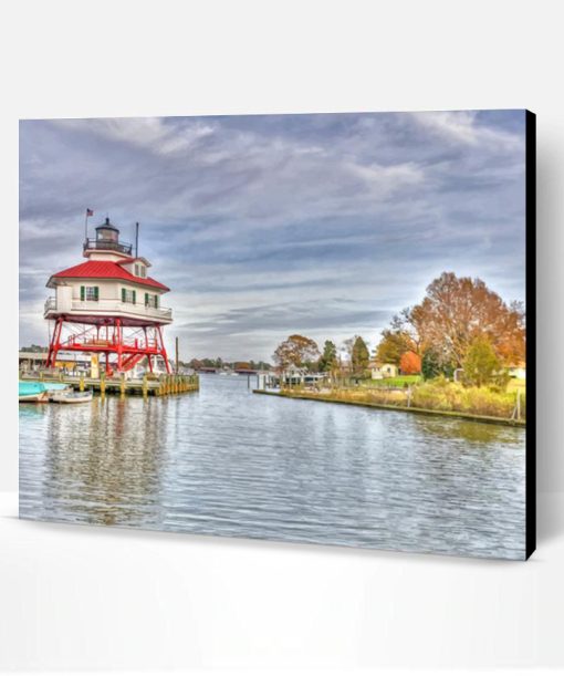 Drum Point Light Maryland Paint By Number