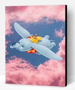 Dumbo Cartoon Paint By Number