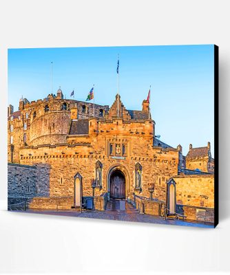 Edinburgh Castle Paint By Number