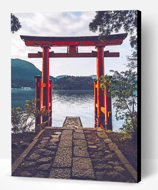 Hakone Shrine Japan Paint By Number