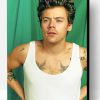 Harry Styles Green Background Paint By Number