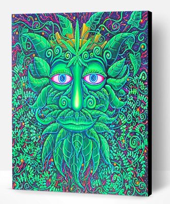 John Speaker Green Man Paint By Number