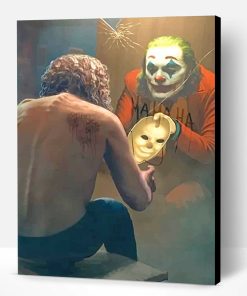 Joker In The Mirror Paint By Number