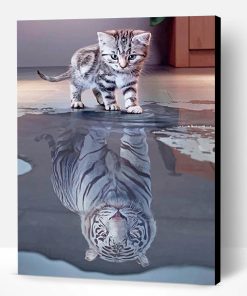 Kitty Tiger Paint By Number
