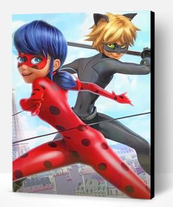 Ladybug And Cat Noir Paint By Number