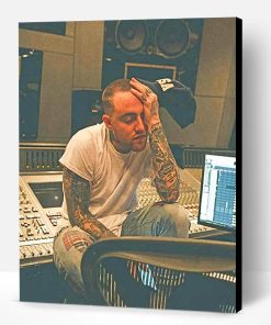 Mac Miller In The Studio Paint By Number