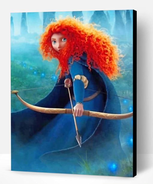 Merida Disney Princess Paint By Number