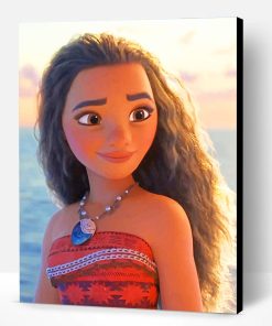 Moana Curly Hair Paint By Number