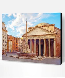 Pantheon Rome Paint By Number