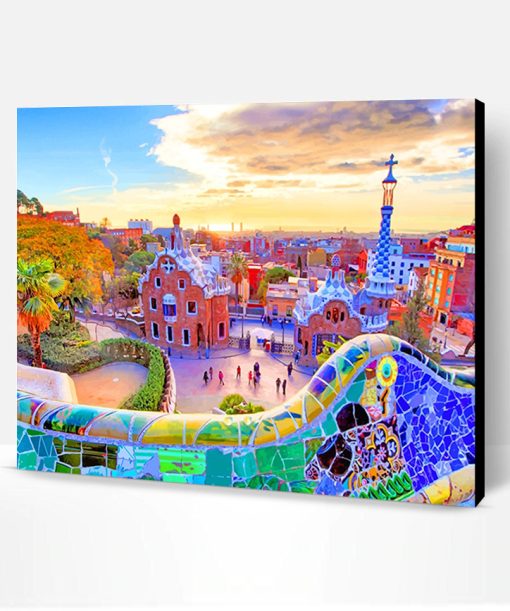 Park Güell Barcelona Paint By Number