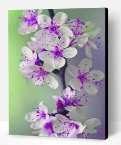 Purple Orchid Paint By Number