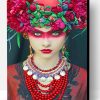 Queen Of Red Wreath Chaplet Flower Crown -Paint By Number