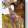 Rainbow Giraffe Paint By Number