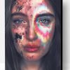 Sad Colorful Girl Paint By Number