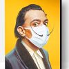 Salvador Dali Wearing Mask Paint By Number
