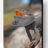 Scary Bearded Dragon Paint By Number