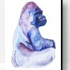 Silverback Gorilla Paint By Numbers