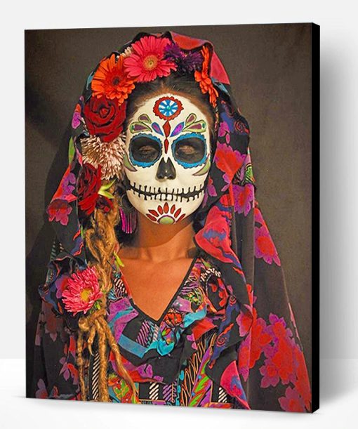 Skull Woman Paint By Number