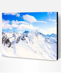 Snowy Mountains Paint By Number