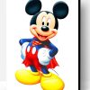 Superman Mickey Mouse Paint By Number