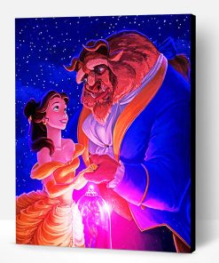 The Beauty and The Beast Animation Paint By Number