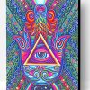 Third Eye Psychedelic Art Paint By Number