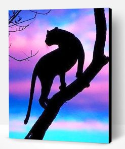 Tiger Silhouette Paint By Number