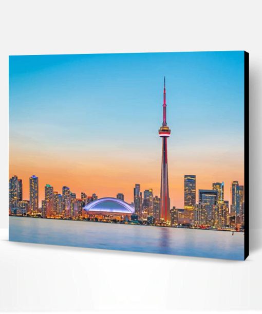 Toronto Skyline Paint By Number