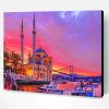 Turkey Ortaköy Mosque Sunset Paint By Number