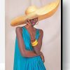 African Glamour Hat Paint By Number