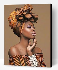 African Woman Beauty Paint By Number