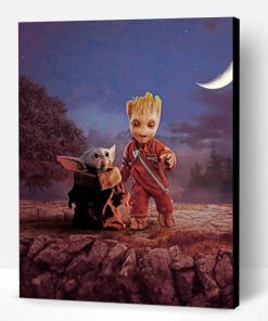 Baby Groot And Baby Yoda Paint By Number