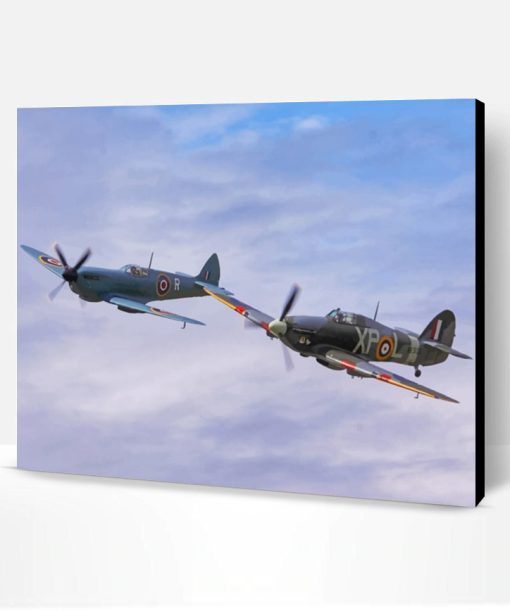 Supermarine Spitfire Paint By Number