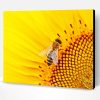 Bee On Sunflower Paint By Number