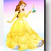 Belle Princess Yellow Dress Paint By Number