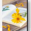 Book And Flower Paint By Number