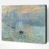 Claude Monet Sunrise Paint By Number