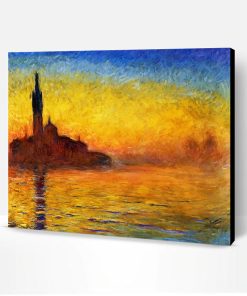 Claude Monet Twilight Venis Paint By Number