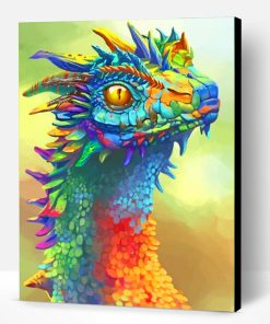 Colorful Dragon Paint By Number