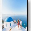 Couple Santorini Greece Paint By Number