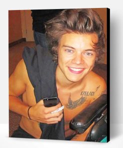 Cute Tattooed Harry Styles Paint By Number