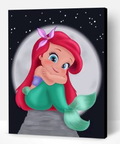Cute Little Ariel Paint By Number