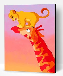 Cute Simba Paint By Number