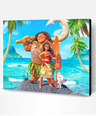 Disney Moana Movie Paint By Number