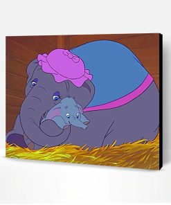 Dumbo And His Mommy Paint By Number
