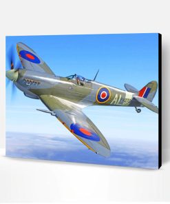 Fighter Spitfire Paint By Number