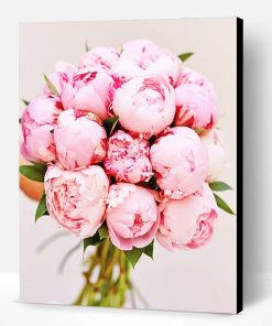 Flower Bouquet Pink Peony Paint By Number