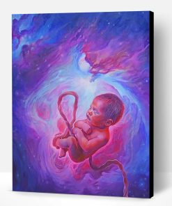 Galaxy Embryo Paint By Number