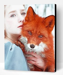 Girl With Fox Paint By Number