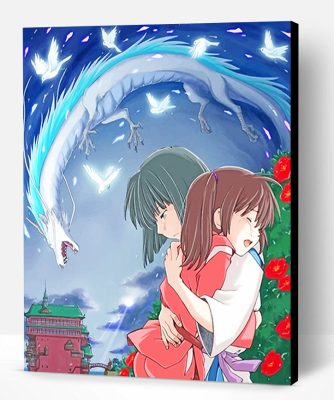 Haku And Chihiro Spirited Away Paint By Number